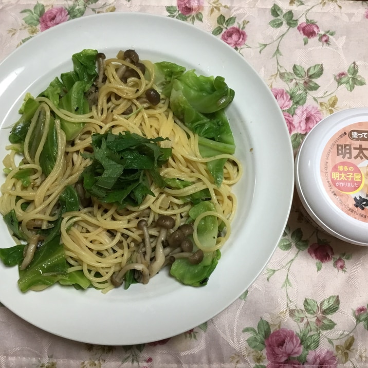 塗って明太子トーストで春キャベツの明太子パスタ